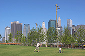 Une vue imprenable sur Manhattan et les buildings du Financial district.