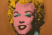 Portait de Marylin Monroe par Andy Wahrol.